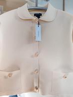 Karen Millen Nieuwe vest viscose maat S €189, Kleding | Dames, Bodywarmers, Ophalen of Verzenden, Zo goed als nieuw, Beige