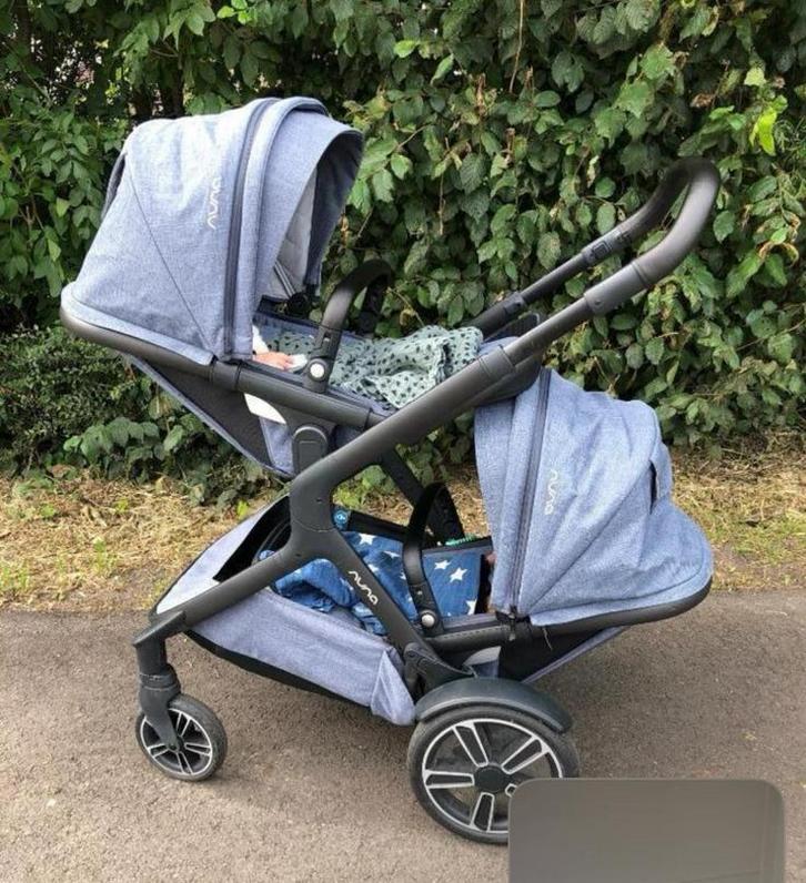 Duo nuna demi grow kinderwagen met veel extras, Kinderen en Baby's, Kinderwagens en Combinaties, Gebruikt, Overige merken, Ophalen