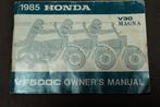Honda VF500 C Magna V30 1985 motorcycle owner's manual, Ophalen of Verzenden, Honda
