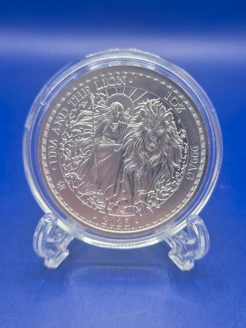 2023 Una and the Lion 1 oz Zilveren Munt, Postzegels en Munten, Edelmetalen en Baren, Zilver, Ophalen of Verzenden