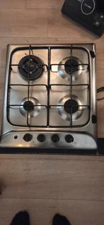 Indesit PIM640 Inbouw RVS Gaskookplaat - 4 pits, Gebruikt, Inbouw, Gas, 4 kookzones