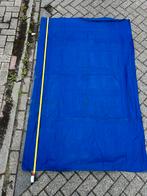 Blauw luchtbed – ca. 200 x 125 cm - twee personen, Ophalen, Zo goed als nieuw