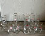 10 Breda 3 hoefijzers bierglazen, Ophalen of Verzenden, Zo goed als nieuw, Glas of Glazen, Overige merken