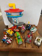 Paw Patrol Uitkijktoren + 9 Auto's, Ophalen, Zo goed als nieuw, Jongen of Meisje