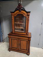 Antieke bonheur kast, kuifkast, vitrinekast, buffetkast, Ophalen