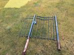 Looppoort en vast deel, Ophalen, Gebruikt, IJzer, 200 cm of meer