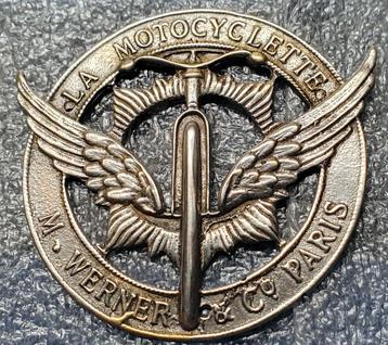 Badge La Motocyclette M. Werner & Co - 1899 beschikbaar voor biedingen