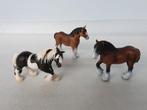 Lot van 3 Schleich paarden, Ophalen of Verzenden, Gebruikt