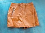 Broekrok rokje nep leder cognac 38  winter, Kleding | Dames, Rokken, Maat 38/40 (M), Bruin, Nieuw, Ophalen of Verzenden