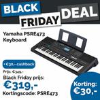Yamaha PSR-E473 Keyboard, Muziek en Instrumenten, Keyboards, 61 toetsen, Yamaha, Ophalen of Verzenden, Zo goed als nieuw