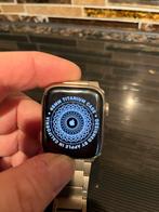 Apple watch 7 Titanium, Saffier glas, gps, celluar, nette st, Apple Watch ⌚️, IOS, Ophalen of Verzenden, Zo goed als nieuw