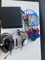 PS4 Pro Slim 1TB + 2 controllers, charging dock, 2 headsets, Spelcomputers en Games, Games | Sony PlayStation 4, 2 spelers, Zo goed als nieuw