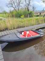 Nette speedboot (6pk) te koop, Watersport en Boten, Speedboten, Minder dan 70 pk, Benzine, Buitenboordmotor, Polyester