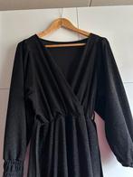 Zwarte jumpsuit met glitter - Maat 40, Ophalen of Verzenden, Zo goed als nieuw, Maat 38/40 (M), Zwart