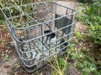 IBC Vat Kooiconstructie, Doe-het-zelf en Verbouw, Kratten en Dozen, Ophalen, Gebruikt, 100 cm of meer, 60 cm of meer