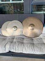 Vintage Paiste Dixie hihats en Zanchi crash(/ride), Muziek en Instrumenten, Drumstellen en Slagwerk, Ophalen of Verzenden, Gebruikt