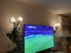 Schemerlamp zwart 2x, Huis en Inrichting, Lampen | Vloerlampen, Ophalen of Verzenden, Zo goed als nieuw, Metaal, Minder dan 100 cm