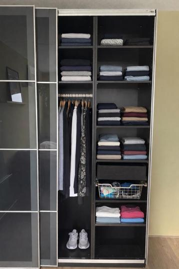Ikea Pax kledingkast zwart - afbeelding 2