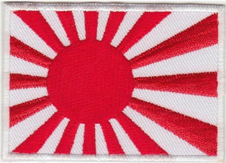Japanse Kamikaze vlag stoffen opstrijk patch embleem #1, Motoren, Accessoires | Stickers, Verzenden