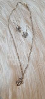 Handgemaakt Ketting & Oorbellen Setje, Overige materialen, Met strass, Nieuw, Ophalen of Verzenden
