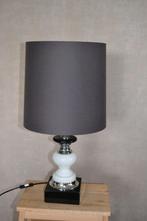 Schemerlamp   zwart, Huis en Inrichting, Ophalen, Zo goed als nieuw, Glas, Minder dan 50 cm