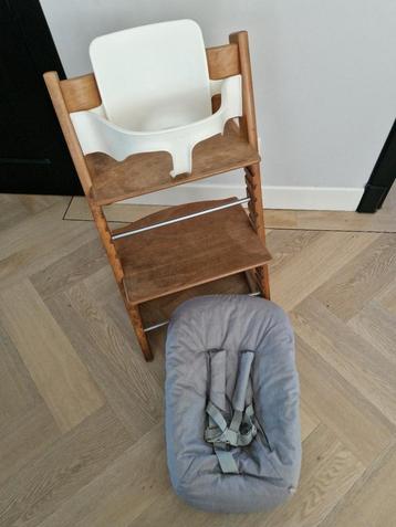 Exclusive stokke tripp trapp + babyset en newborn  beschikbaar voor biedingen