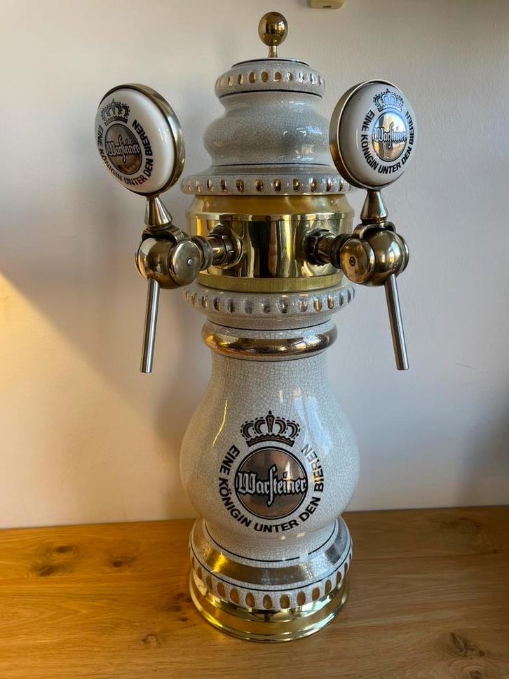 Warsteiner tap ( porselein ), Huis en Inrichting, Barren, Gebruikt, Ophalen of Verzenden