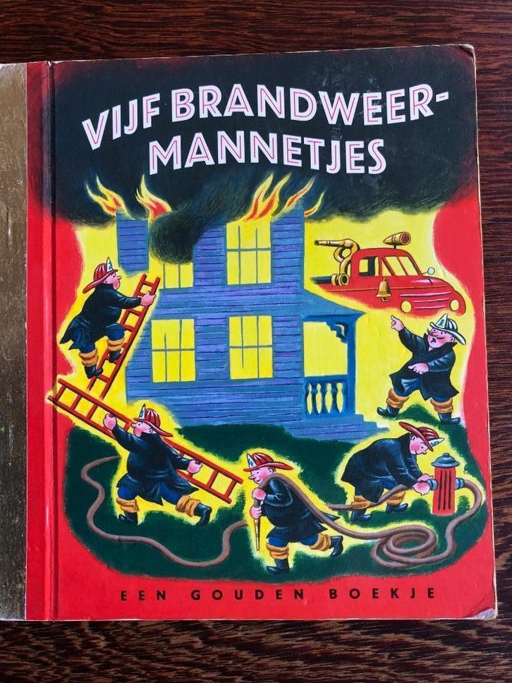 Vijf brandweermannetjes (Een Gouden Boekje), Boeken, Kinderboeken | Jeugd | onder 10 jaar, Gelezen, Fictie algemeen, Ophalen of Verzenden