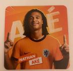 Voetbal plaatjes EK 2024 Nathan Ake onderzetter, Ophalen of Verzenden, Zo goed als nieuw
