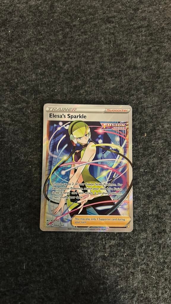 Elesa’s Sparkle 260/264 FST260, Hobby en Vrije tijd, Verzamelkaartspellen | Pokémon, Ophalen of Verzenden, Zo goed als nieuw