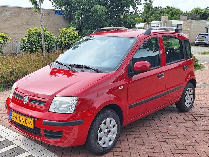 Tk Fiat Panda 1.2 Edizione Cool 2010 Rood, Auto's, Fiat, Particulier, Panda, Airbags, Centrale vergrendeling, Dakrails, Elektrische ramen