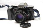 Minolta 7000 analoge kleinbeeld camera + 50 mm 1.7 AF lens, Spiegelreflex, Minolta, Gebruikt, Ophalen of Verzenden
