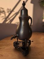 Antieke Tinnen Warmhouder/Ketel met Brander - Compleet, Ophalen of Verzenden