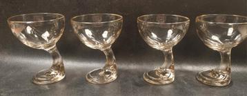 4 vintage Bormioli Rocco Jerba Ijscoupes beschikbaar voor biedingen