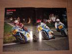 7 motorrace poster Hartog Cecotto Grant Middelburg Dulmen, Verzamelen, Ophalen, Rechthoekig Liggend, Zo goed als nieuw, Sport