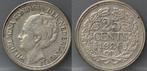 Mooi zilveren kwartje 1926 - 25 cent 1926 Wilhelmina, Postzegels en Munten, Munten | Nederland, Zilver, Koningin Wilhelmina, Losse munt