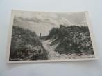 Terschelling 1955 Doorkijk met de Brandaris, Verzamelen, Ophalen of Verzenden, 1940 tot 1960, Gelopen, Waddeneilanden