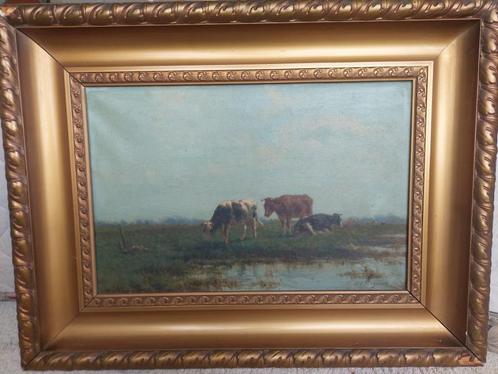 Hollands Landschap. van H.C Bogman senior. Haagsche School, Antiek en Kunst, Kunst | Schilderijen | Klassiek, Ophalen