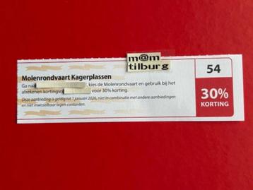 Bon 54 Molenrondvaart Kagerplassen 30% korting beschikbaar voor biedingen