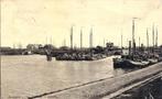 Hansweerd haven met boten Tulpkaart ca 1910, Verzamelen, Ansichtkaarten | Nederland, Verzenden, Voor 1920, Gelopen, Zeeland