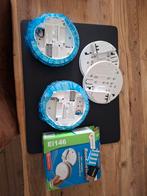 2 stuks Ei146 rookmelders (compleet), Doe-het-zelf en Verbouw, Alarmsystemen, Ophalen of Verzenden, Zo goed als nieuw, Detector, Sensor of Melder