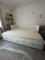 Hemnes bed van Ikea, mag zsm weg!!, Huis en Inrichting, Ophalen, Wit, Tweepersoons, Zo goed als nieuw