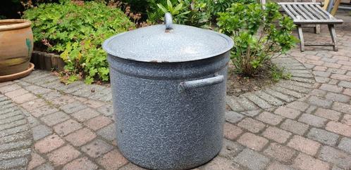 Antieke emaille wasketel, Antiek en Kunst, Antiek | Emaille, Ophalen