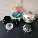 Spiegelbol set met spiegelbol 20cm en kleurenschijf., Muziek en Instrumenten, Licht en Laser, Ophalen of Verzenden, Nieuw, Licht