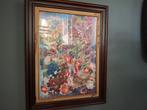 aquarel achter glas, Ophalen