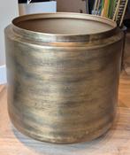 Gina Da bloempot Indigo goud D 40 H 44 cm, Tuin en Terras, Bloempotten, 40 cm of meer, Rond, Ophalen of Verzenden, Metaal