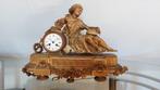 Franse koperen klok voor schoorsteenmantel, Antiek en Kunst, Antiek | Klokken, Ophalen