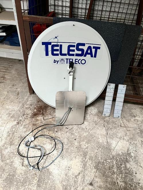 Automatische schotel antenne 85cm, Caravans en Kamperen, Camper-accessoires, Gebruikt, Ophalen of Verzenden