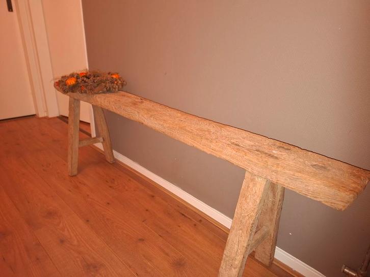 Grote rustieke vintage bank zeer mooi, Huis en Inrichting, Banken | Sofa's en Chaises Longues, Zo goed als nieuw, Ophalen