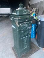 ALUMINIUM NOSTALGISCHE ENGELSE BRIEVENBUS DONKER GROEN, Ophalen of Verzenden, Zo goed als nieuw, Aluminium